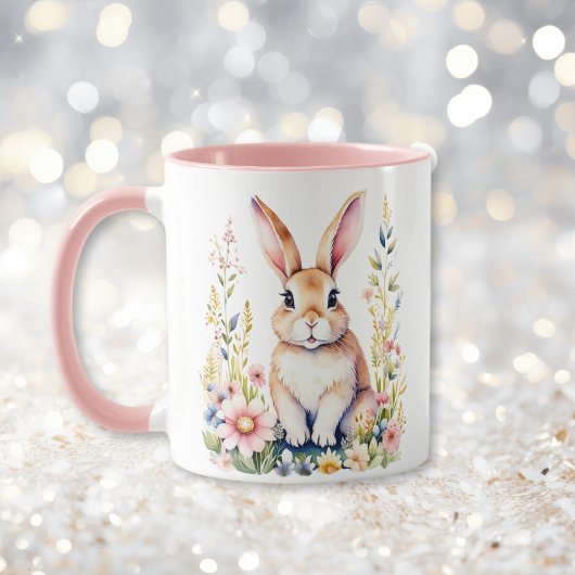 Vintager Osterhase Personalisiert Tasse