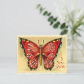 Vintager Osterhassel Postkarte (Stehend Vorderseite)