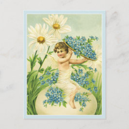 Vintager Osterkofel und Blume Postkarte