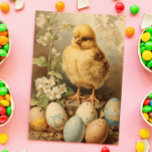 Vintager Osterkorb Postkarte<br><div class="desc">Dieses Design wurde durch digitale Kunst erstellt und kann personalisiert werden, indem Sie auf den Knopf Anpassen klicken und die Farbe ändern, einen Namen, Initialen oder Ihre Lieblingssprache hinzufügen. Kontaktieren Sie mich unter colorflowcreations@gmail.com , wenn Sie dieses Design für ein anderes Produkt haben möchten. Sehen Sie mehr von meinen Kreationen...</div>