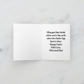 Vintager Ostern für die Sonnenkarte Feiertagskarte (Innenseite)