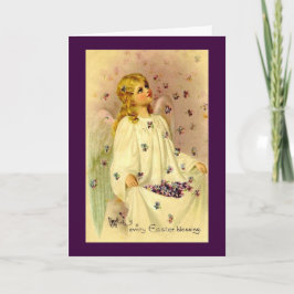 Vintager Ostern-Segen Feiertagskarte