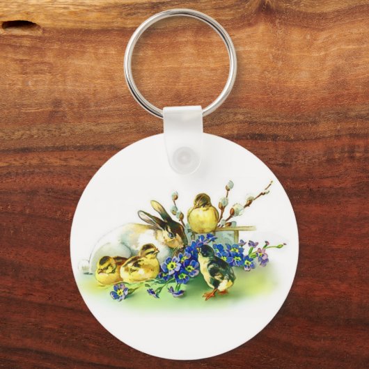 Vintager Ostersonniger Schlüsselanhänger (Vorderseite)