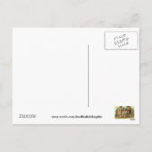 Vintager Osterurlaub Postkarte (Rückseite)