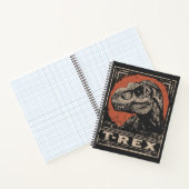 Vintager östlicher T-Rex | Dinosaur Portrait Notizblock (Innenseite)