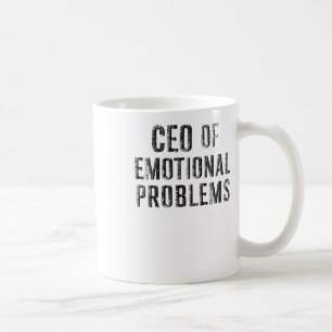 Vintager Ouoko des Aufklebers mit emotionalen Prob Kaffeetasse