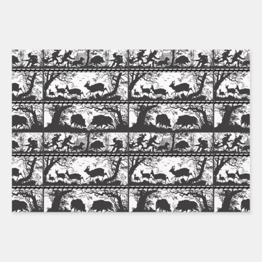 Vintager Outdoorsman Geschenkpapier Set (Vorderseite 3)