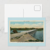 Vintager Ozarksee, Grand Glaize Bridge Postkarte (Vorne/Hinten)