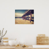 Vintager Ozeansteg Poster (Küche)