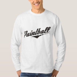 Vintager Paintball-langer Hülsen-T - Shirt