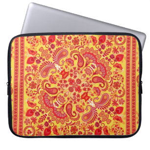 Vintager Paisley-Bandanabdruck, Seidenhals  Laptopschutzhülle