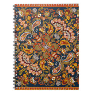 Vintager Paisley-Bandanabdruck, Seidenhalsschal od Notizblock