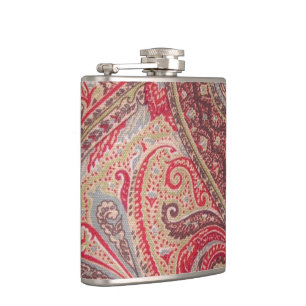 Vintager Paisley-Druck für die Damen-Flasche Flachmann
