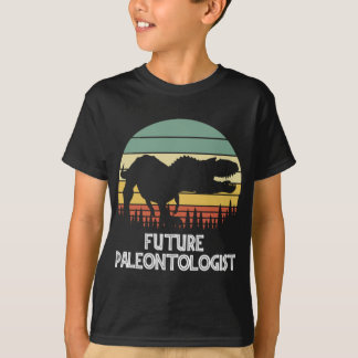 Vintager Paläontologe Dinosaurier T-Shirt