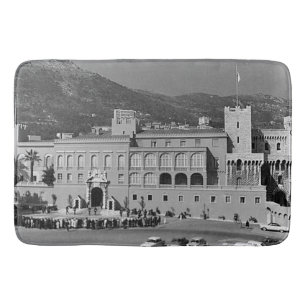 Vintager Palast des Fürstentums Monaco Badematte