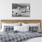 Vintager Palast des Fürstentums Monaco Leinwanddruck (Insitu (Schlafzimmer))