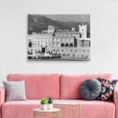 Vintager Palast des Fürstentums Monaco Leinwanddruck (Insitu (Wohnzimmer))