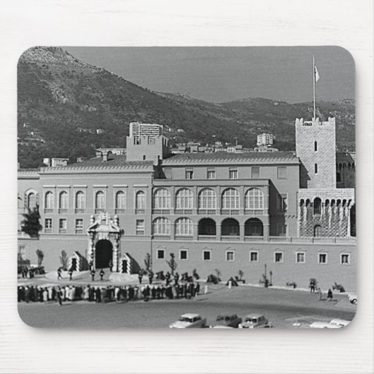 Vintager Palast des Fürstentums Monaco Mousepad (Vorne)
