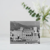 Vintager Palast des Fürstentums Monaco Postkarte (Stehend Vorderseite)