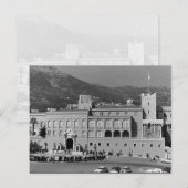 Vintager Palast des Fürstentums Monaco Postkarte (Vorne/Hinten)