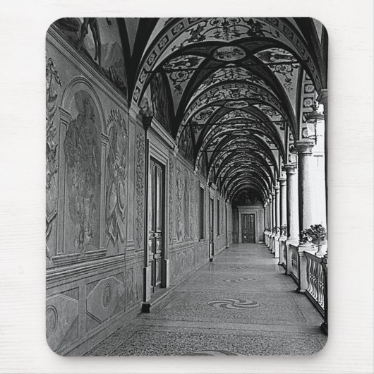 Vintager Palast des Monaco Prince Mousepad (Vorne)
