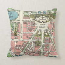 Vintager Palast von Versailles-Karte