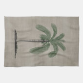 Vintager Palmbaum Geschirrtuch (Horizontal)