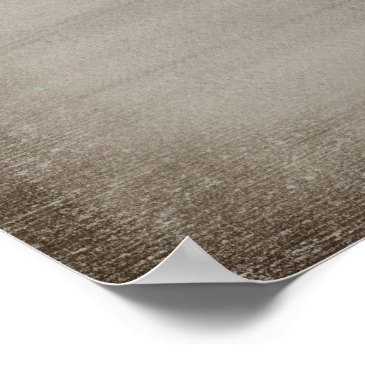 Vintager Palmbaum Poster (Ecke)