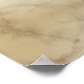 Vintager Palmenbaum Tropischer Elegante Poster (Ecke)