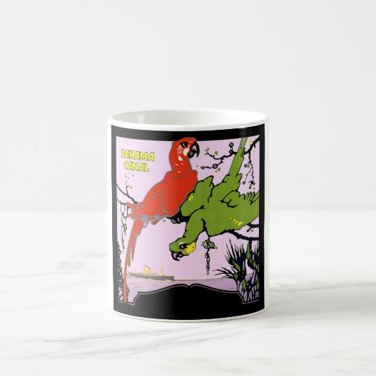 Vintager Panamakanal Kaffeetasse (Mittel)