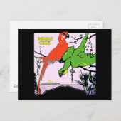 Vintager Panamakanal Postkarte (Vorne/Hinten)