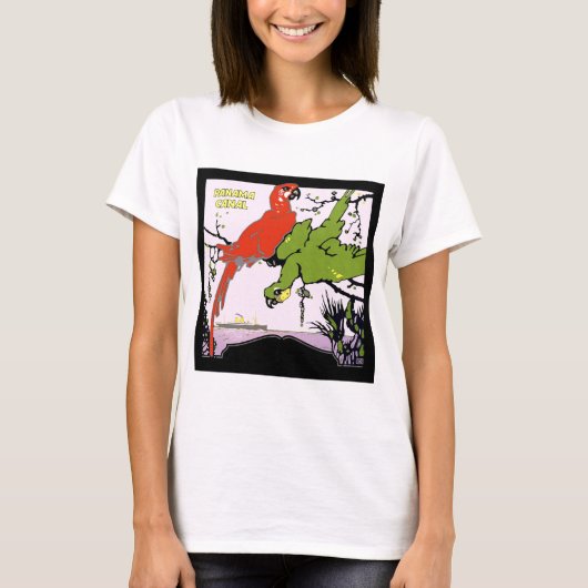 Vintager Panamakanal T-Shirt (Vorderseite)