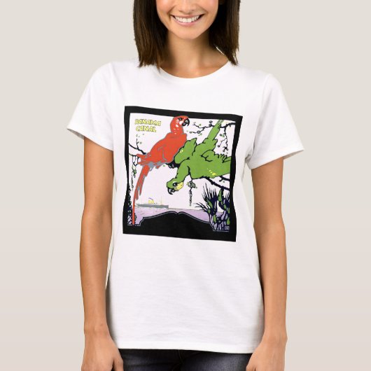 Vintager Panamakanal T-Shirt (Vorderseite)