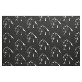 Vintager Panther Big Strong Katzengelbe Augen Stoff (Fat Quarter (45,7 x 55,9 cm))