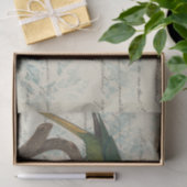 Vintager Papagei Seidenpapier (Geschenk)