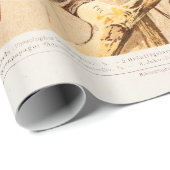 Vintager PapageiCockatoo Conure ParakeetCockatiel Geschenkpapier (Rolleneckpunkt)