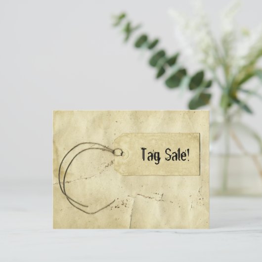 Vintager Papierpreis Postkarte (Stehend Vorderseite)