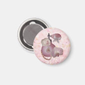 Vintager Parfüm-Button Magnet (Vorderseite/Rückseite)