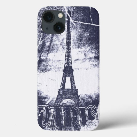 Vintager Paris-Eiffelturm 4 Case-Mate iPhone Hülle (Rückseite)