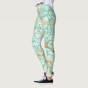 Vintager Paris-Goldentwurf mit Schmetterling Leggings