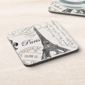 Vintager Paris… Korken-Untersetzer Untersetzer (Linke Seite)
