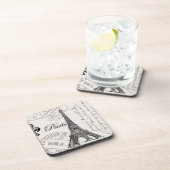 Vintager Paris… Korken-Untersetzer Untersetzer (Rechte Seite)