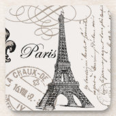Vintager Paris… Korken-Untersetzer Untersetzer (Vorderseite)