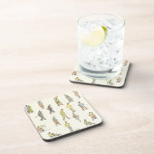 Vintager Paris-Leute-Untersetzer Getränkeuntersetzer (Rechte Seite)