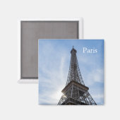 Vintager Paris Tourismus Magnet (Vorderseite/Rückseite)