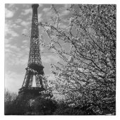 Vintager Pariser Eiffelturm Fliese (Vorderseite)