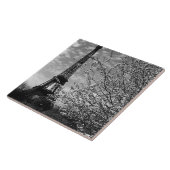 Vintager Pariser Eiffelturm Fliese (Seite)