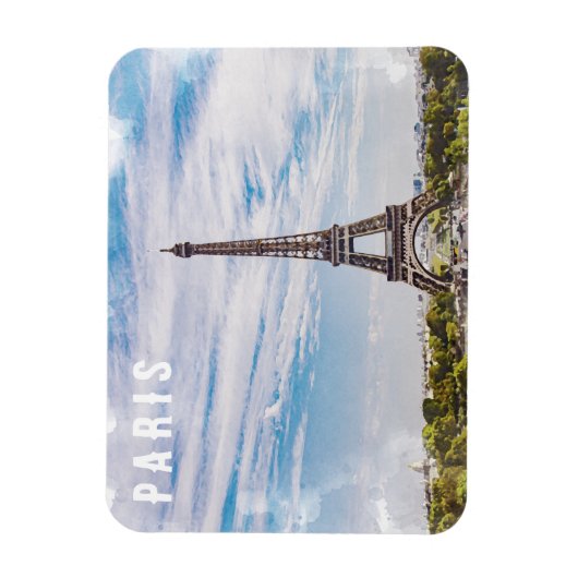 Vintager Pariser Eiffelturm Magnet (Vertikal)