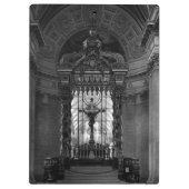 Vintager Pariser Kapellaltar St. James Palace Klemmbrett (Rückseite)