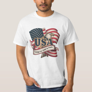 Vintager Pariser Sommer Olympia T - Shirt